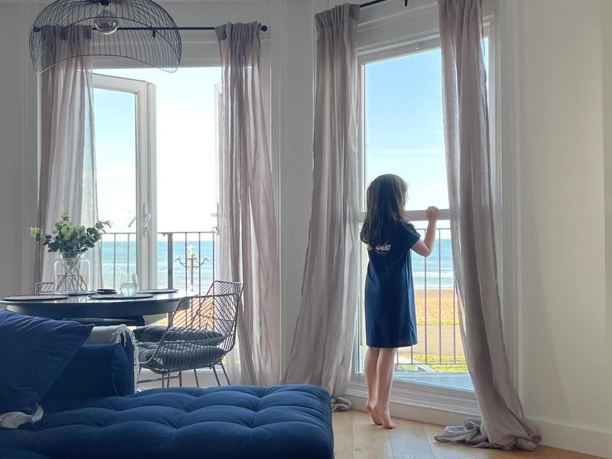 Seaview Flat With Balcony, Spacious 2 Bedroom Worthing Eksteriør billede